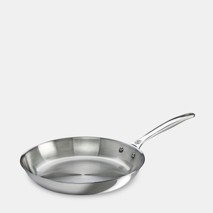 Le Creuset, Bratpfanne 3-Ply Plus, Le Creuset - Bratpfanne, 30cm, Chrom