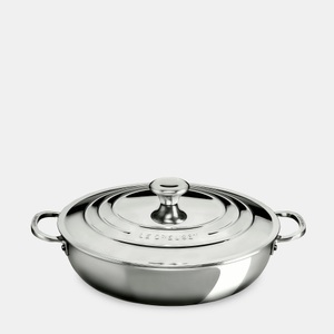 Le Creuset, Servierpfanne Servierpfanne, Le Creuset - Servierpfanne, 30CM/4.8L, Chrom