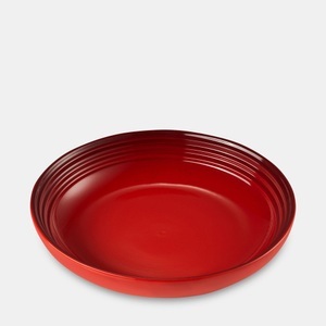 Le Creuset, Teller tief Teller tief, Le Creuset - Teller tief, 22cm, Rot