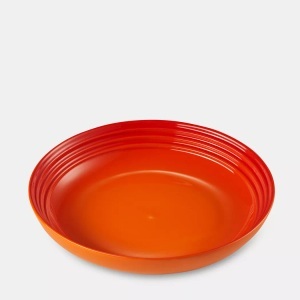 Le Creuset, Teller tief Teller tief, Le Creuset - Teller tief, 22cm, Orange