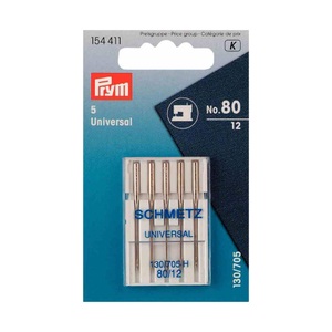 Prym, Prym NAEHMASCHINENNADELN, Prym Nähmaschinennadeln, Standard Nr. 80, Karte 5 Stück