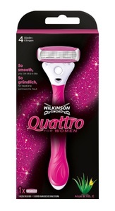 Wilkinson, Wilkinson Wilkinson Quattro Rasierer 1Stück, WILKINSON SWORD Quattro For Women Rasierer (1 Stk)