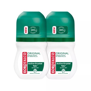 Borotalco, Borotalco Original Roll On Duo Damen 2X50ML, Borotalco Original Deodorant Roll-On