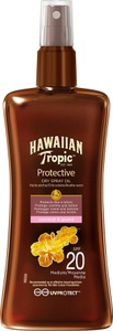 Hawaiian Tropic, Hawaiian Tropic Dry Spray Oil 200ml, HAWAIIAN Tropic Protective Sonnenöl LSF 20 (200ml)