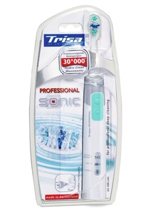 TRISA, Schallzahnbürste SONIC Professional, Trisa Sonic Advanced Schallzahnbürste Schallzahnbürste (1 Stück)