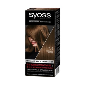 Syoss, SYOSS Baseline 5-8 Haselnuss (1 Stück), Syoss Dauerhafte Haarfarbe