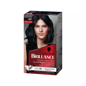 Schwarzkopf, Schwarzkopf Brillance Intensiv-Color-Creme Blauschwarz 891 (1 Stk), Schwarzkopf Brillance Intensiv-Color-Creme Blauschwarz 891 (1 Stk)