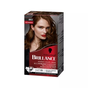 Schwarzkopf, Schwarzkopf 862 Naturbraun (1 Stück), BRILLANCE - Intensiv-Color-Creme, Intensive, 143ml, Naturbraun