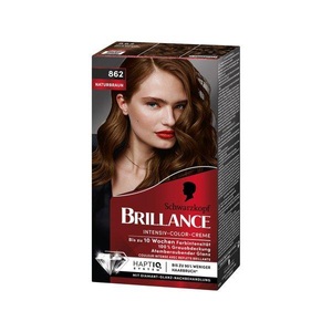 Schwarzkopf, Schwarzkopf 862 Naturbraun (1 Stück), BRILLANCE - Intensiv-Color-Creme, Intensive, 143ml, Naturbraun