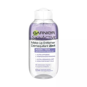 Garnier, Garnier Skin Naturals Make-Up Entferner 2in 1 Augen 125ml, Garnier Skin Active Make-up-Entferner
