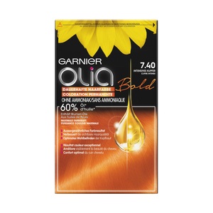 Garnier, GARNIER Haarfarbe 7.40 Intensives Kupfer (1 Stück), Garnier Olia Bold Dauerhafte Haarfarbe