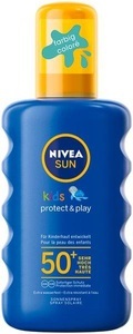 Nivea, Nivea Sun Kids Pflegendes Sonnenspray LSF 50+ farbig 200ml, Nivea Sun Kids Pflegendes Sonnenspray LSF 50+ (200ml)