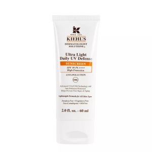 Kiehl's, Kiehl's Ultra Light Daily UV Defense Spf50 PA Anti Pollution 60ml, Kiehl's - Ultra Light Daily UV Defense SPF 50 PA++++, Light, 60 ml