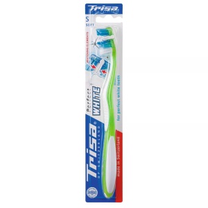 TRISA, Trisa Perfect White Soft Zahnbürste, Trisa Perfect White Zahnbürste Soft (1 Stk)