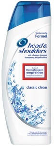 Head & Shoulders, head & shoulders Classic Clean Anti-Schuppen Shampoo 300ml, HEAD&SHOULDERS Anti-Schupp Shamp clas clean 300 ml
