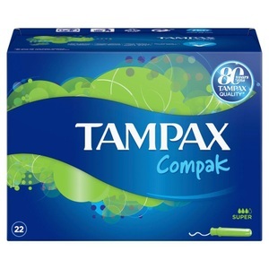 Tampax, Tampax Compak Super Pack 22 Stk. 22Stk, TAMPAX Tampons Compak Super 22 Stk