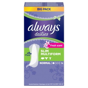 Always, Always Flexistyle Slipeinlagen 74 Stk, 