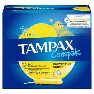 Tampax, Tampax Compak Regular, Tampax Compak Tampons mit Einführhilfe