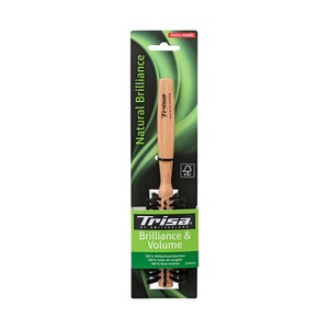 TRISA, Trisa De Luxe Rundbürste ONE Size, Trisa Natural Brilliance Haarbürste rund (1 Stk)