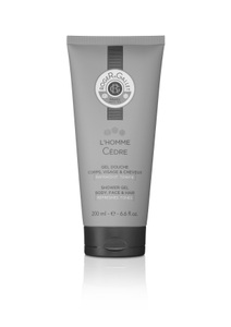 Roger & Gallet, Roger & Gallet L`Homme Cédre Refreshing Hair and Body Wash 200ml, ROGER & GALLET L'Homme Gel Douche Cedre (200 ml)