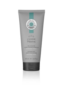 Roger & Gallet, Roger & Gallet L`Homme Menthe Refreshing Hair and Body Wash 200ml, ROGER & GALLET L'Homme Gel Douche Menthe (200 ml)