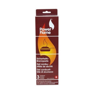 Power Flame, Power Flame - Brennpaste/Gel FONDUE-ACCESS., PowerFlame Sicherheits Brennpaste (3x80g)