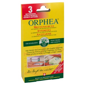 ORPHEA, Orphea Mottenkissen 3 Stück, ORPHEA Mottenkissen Blütenduft (3 Stk)