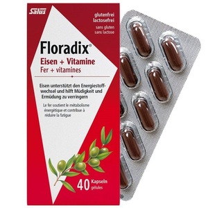 Floradix, Floradix Eisen + Vitamine Kapsel (neu) (40 Stück), Floradix® Eisen + Vitamine