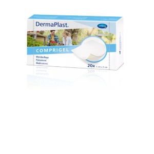DermaPlast, DermaPlast Compress Gel 5x5cm (20 Stück), DermaPlast Compress Gel, 5x5cm (20 Stk)