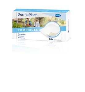 DermaPlast, DermaPlast Compress Gel 5x5cm (20 Stück), DermaPlast Compress Gel, 5x5cm (20 Stk)