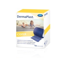 DermaPlast, DermaPlast CoFix 6cmx4m blau (1 Stück), DermaPlast CoFix 6cmx4m blau (1 Stk)