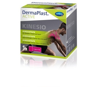 DermaPlast, DermaPlast Active Kinesiotape 5cmx5m pink (1 Stück), DermaPlast Active Kinesiotape, pink, 5cmx5m (1 Stk)
