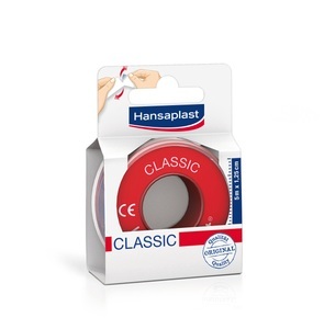 Beiersdorf AG, Beiersdorf AG Hansaplast Fixierpflaster Classic 1,25 cm x 5 m, Hansaplast Classic Heftpflaster 5m x 1.25cm (1 Stk)