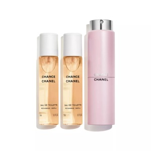 Chanel, Chanel Chance Perfume Set 3x20ml, CHANEL - Eau De Toilette Twist And Spray, Chance, 3x20 ml