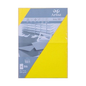 Artoz, ARTOZ Karten 1001 B6 107362262 220g. sonnengelb 5 Stück, ARTOZ Karten 1001 B6 107362262 220g, sonnengelb 5 Stück