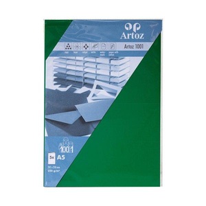 Artoz, ARTOZ Karten 1001 A5 107392263 220g. racing green 5 Blatt, ARTOZ Karten 1001 A5 107392263 220g, racing green 5 Blatt