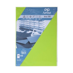 undefined, Artoz 10739226-305 A5 (148×210 mm) Grün Druckerpapier, Artoz - Karten Set, DIN A5, Grün