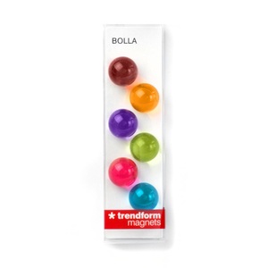 Trendform, Trendform Haftmagnet BOLLA, Trendform Magnetkugel, BOLLA, FW4026, (6er Set assortiert)
