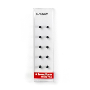 undefined, Magnete Set Magnete Set, TRENDFORM Magnete MAGNUM TF35B 10 Stk., 4mm, schwarz