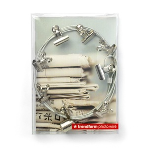 Trendform, Trendform Fotoleine mit Magneten, Trendform Fotoleine, Clips, 150cm, Postkarte, TF2208, (8 Magnete)