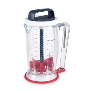 Zyliss, Zyliss Smooth Blend - Handrührgerät und Mixbecher (Weiss/Grau), Zyliss - Rührtopf, 23cm, Transparent
