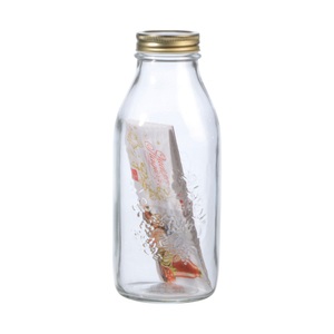 Weitere, Einmachflasche Quattro Stagioni 1L, Bormioli Rocco - Tomatenflasche, 1 l, Gold