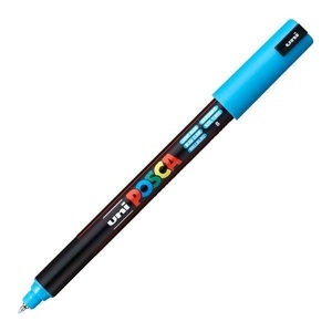 uni-ball, UNI-BALL Posca Fineliner 0,7mm PC1MR L.BLUE hellblau