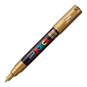 uni-ball, UNI-BALL Posca Marker 7mm PC-1M GOLD gold