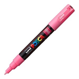 uni-ball, UNI-BALL Posca Marker 7mm PC-1M PINK rosa, uni-ball Posca Marker, 0.7mm, rosa, PC1M rosa