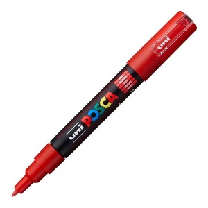 Pebeo, Pebeo Posca 0.7mm, uni-ball Posca Marker, 0.7mm, rot, PC1M rot
