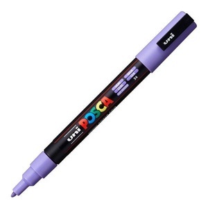 uni-ball, UNI-BALL Posca Marker 0,9-1,3mm PC-3M LILAC lila, Rundspitze, uni-ball Posca Marker, 0,9-1,3mm, lila, Rundspitze, PC3M lila