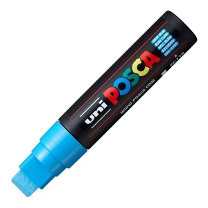 uni-ball, UNI-BALL Posca Marker 15mm PC17K L.BLUE hellblau, uni-ball Posca Marker, 15mm, hellblau, PC17K hellbl