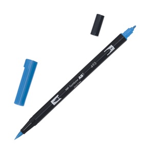 Tombow, Tombow Dual Brush-Pen Dual Brush-Pen, Tombow Dual Brush Pen, reflex blue, ABT 493