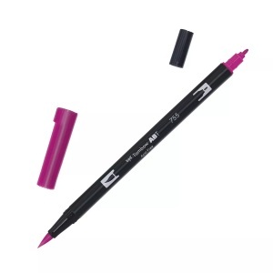 Tombow, Tombow Dual Brush-Pen Dual Brush-Pen, Tombow Dual Brush Pen, rubinrot, ABT 755